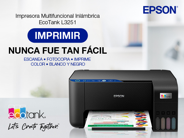 Epson Ecotank Impresora Multifuncional a Color L3251
