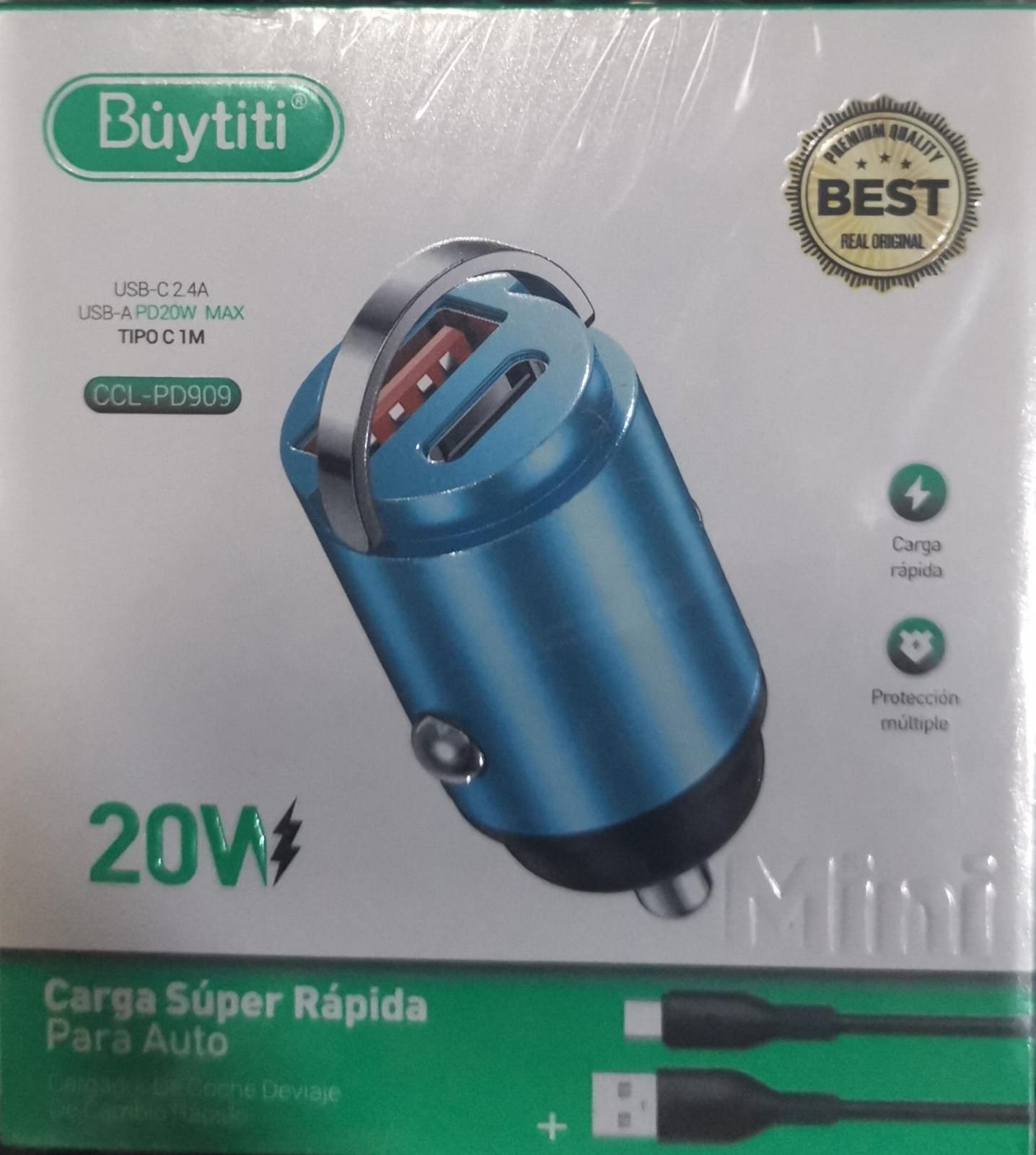 Cargador De Coche Deviaje De Cambio Rapido