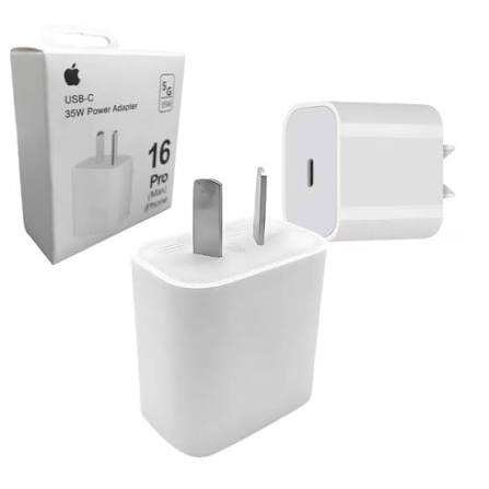 Cubo Cargador 35w Tipo C Para Iphone 15/16/17 / S25